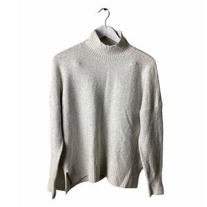 French Connection Light Grey Turtleneck Sweater